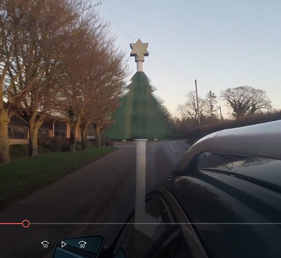 Christmas Tree Car Spinner