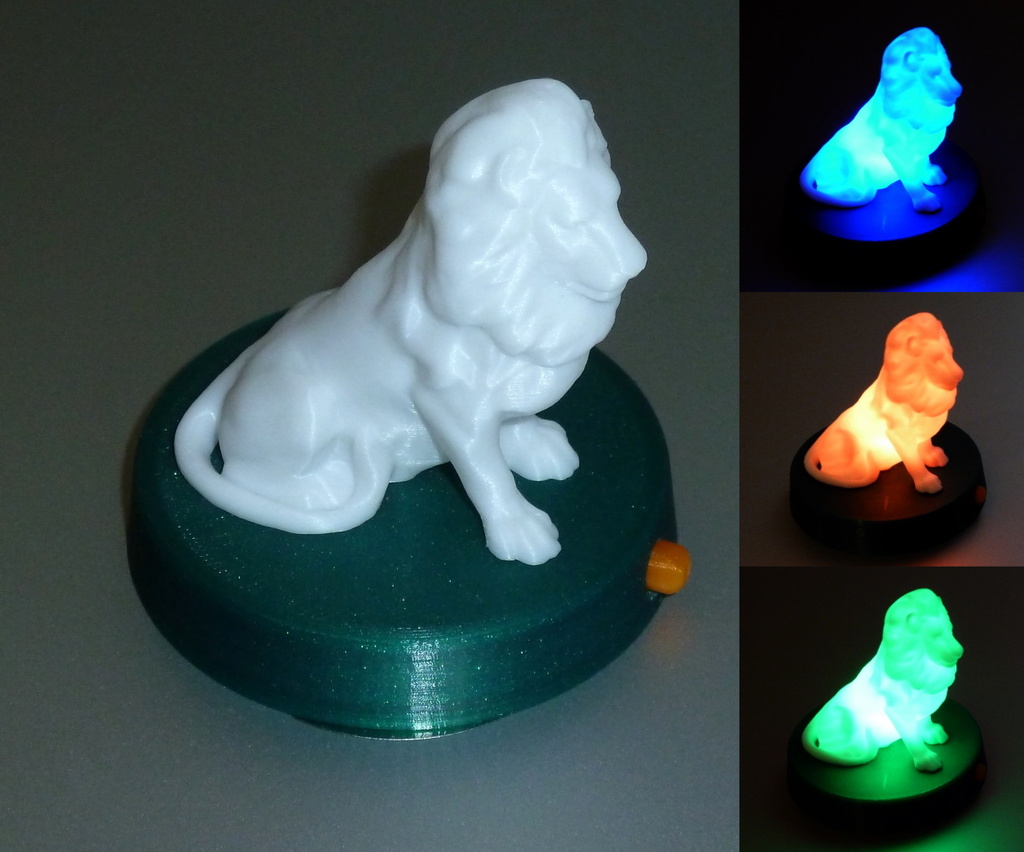 Illuminated Lion