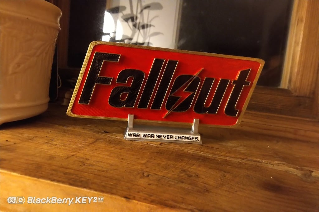 Fallout Standing Sign.