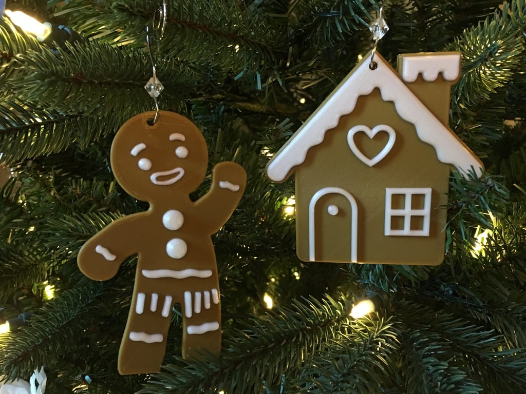 Dual/Multi Material Christmas Tree Ornaments