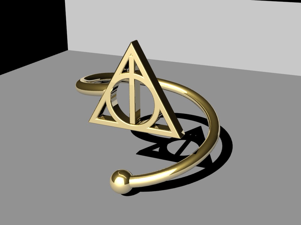 Deathly hallows ring