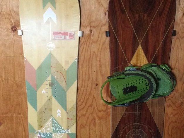 Snowboard and Wakeboard Wall Mount