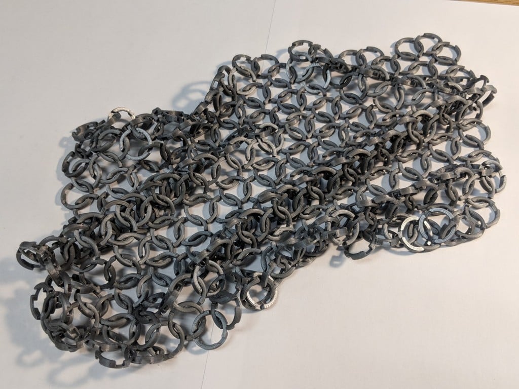 Medieval Style Chainmail Fabric
