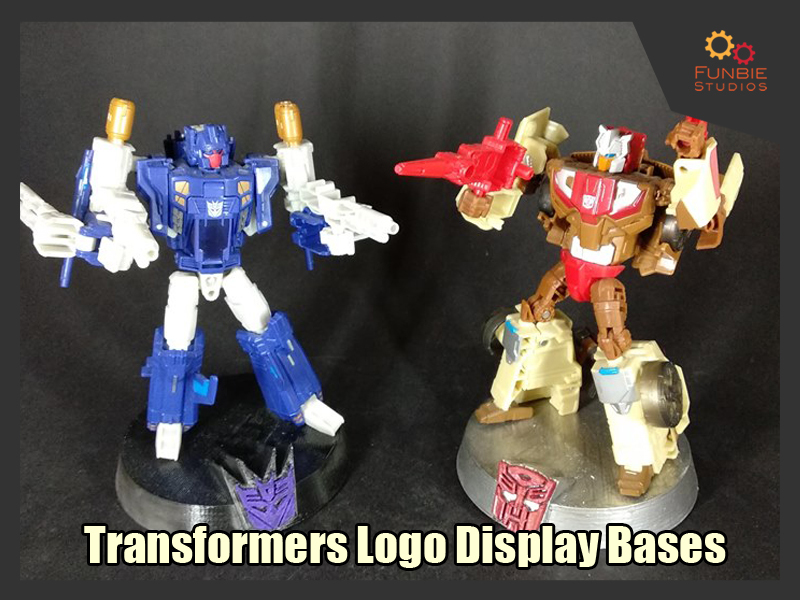Transformers Display Bases - Autobot & Decepticon