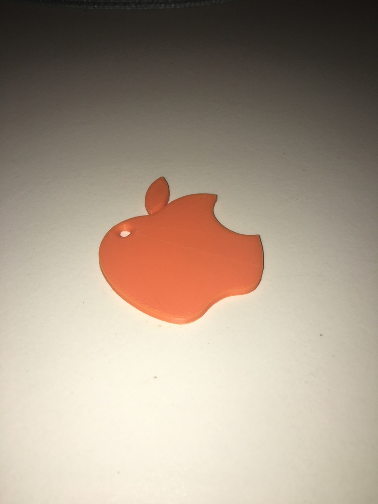 Apple Logo Keychain