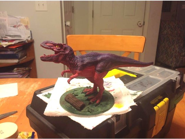 Image of Tyrannosaurus Rex - Split & Based for D&D mini