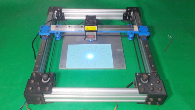 029-Core XY Homemade Laser Plotter CoreXY CNC Frame Cartesian Motion Platform DIY Actuators 3D Printer 