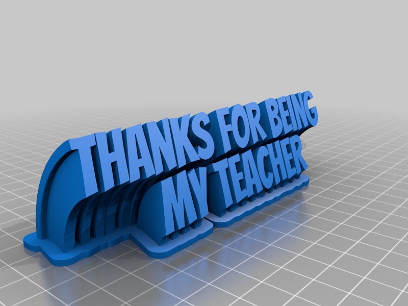 Teacher Appreciation Name Plate