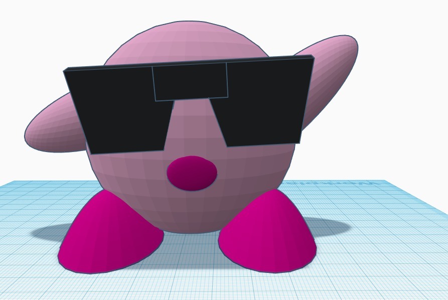 Kirby with Sunglasses