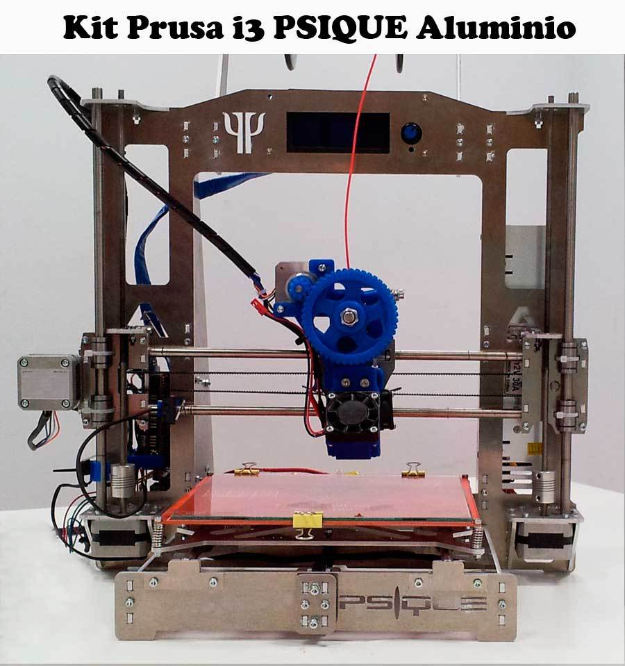 Prusa i3 Steel PSIQUE Aluminium and Steel printed parts - Createc 3D