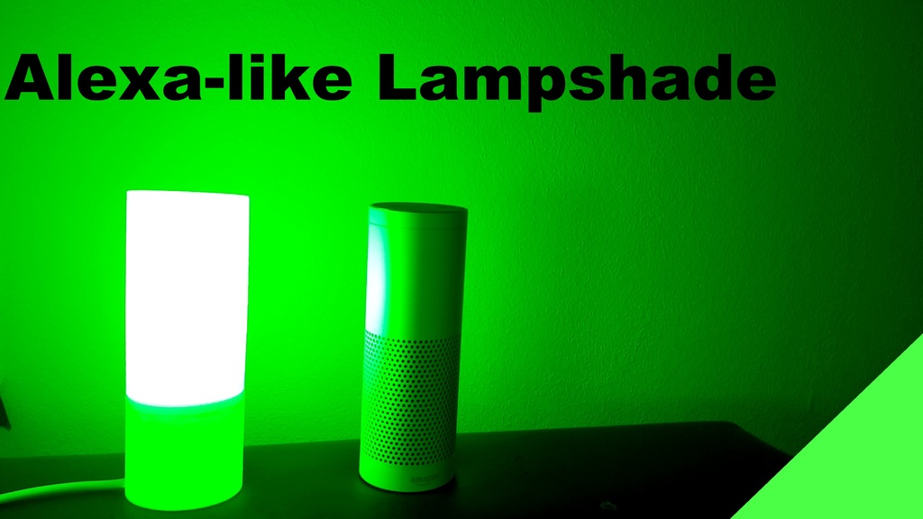 Amazon-Alexa like Lampshade