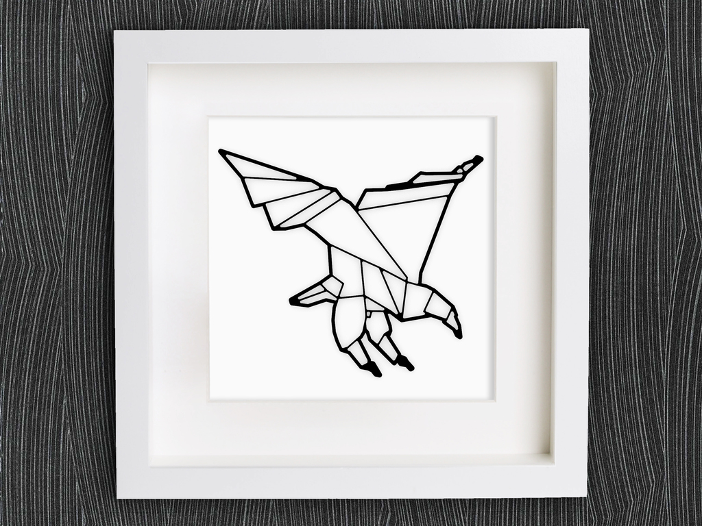 Customizable Origami Eagle