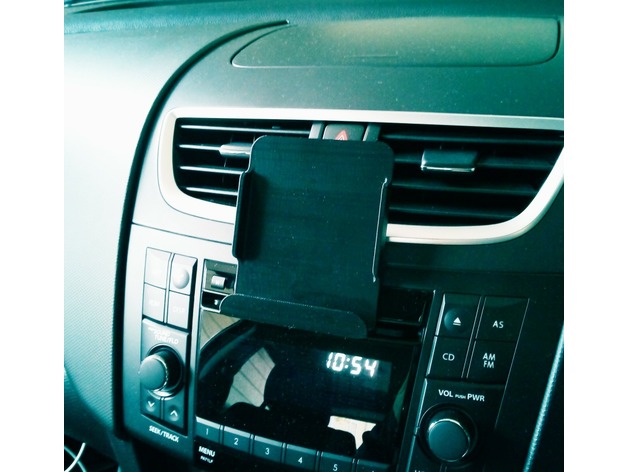 SmartPhone Car Holder - CD mount (more easy printable)