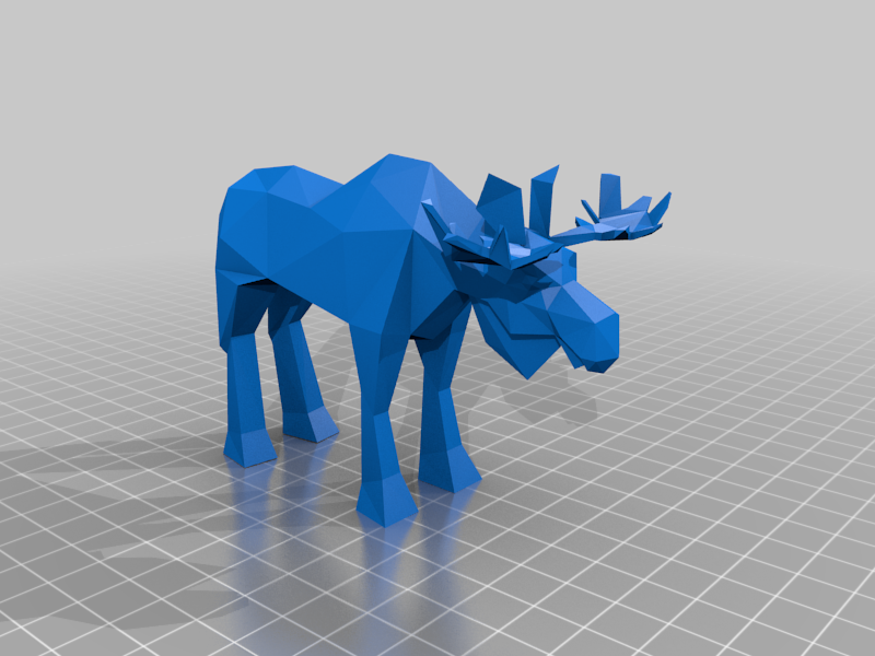 Low Poly Moose