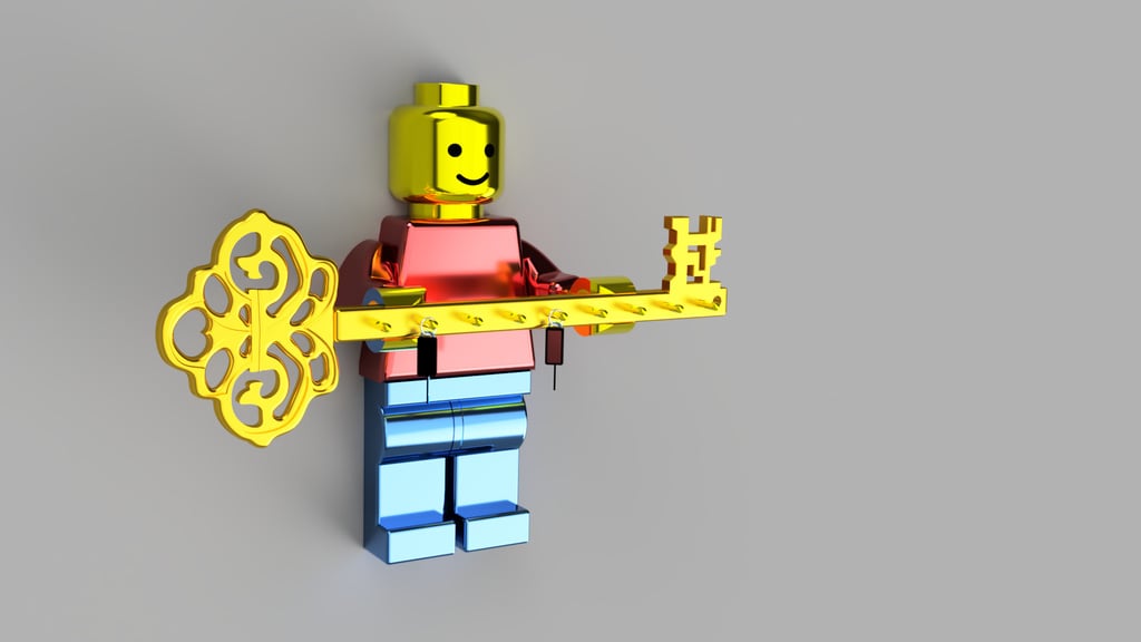 Lego Man Key Holder