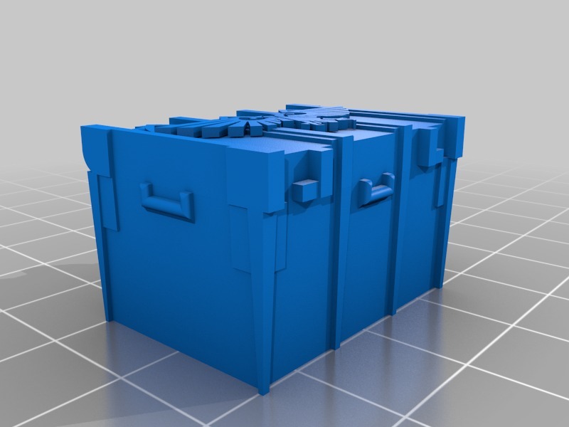 Wargame 40K ammo small size crate - 28mm
