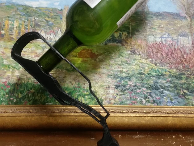 Emptying Bottle Shaped Wine Balancer