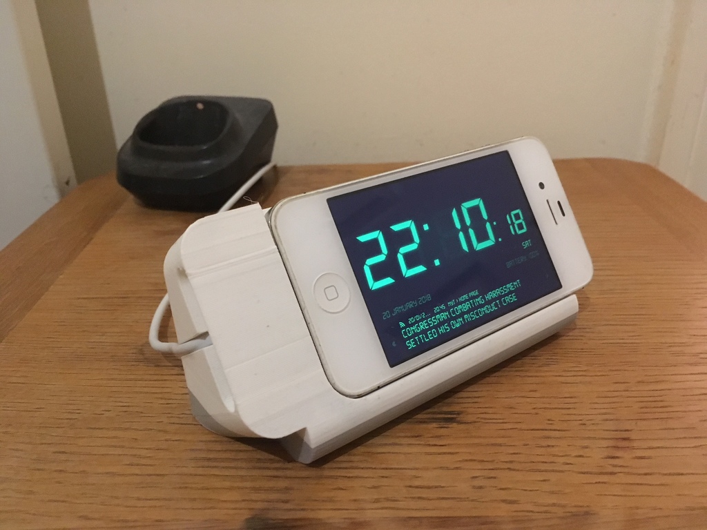 Iphone 4 , 4s Alarm Clock Stand