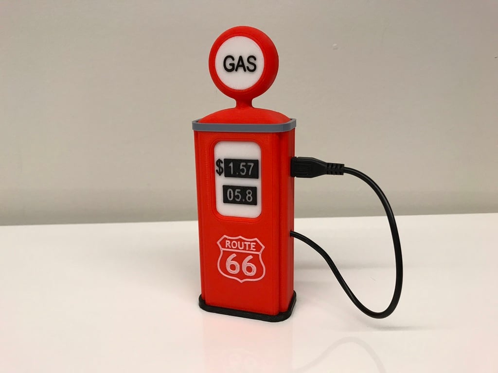 Vintage Gas Pump phone charger