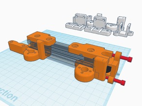 [AM8] MGN12 Z-Axis + 2020 X-Axis w/ Mini V Gantry carrier 3D model