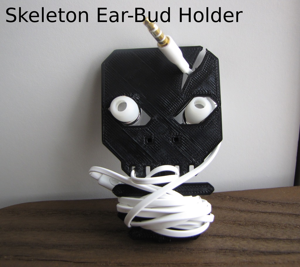 Skeleton Ear-Bud Holder