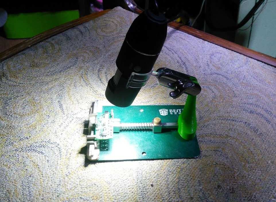 USB Microscope PCB metall holder adapter