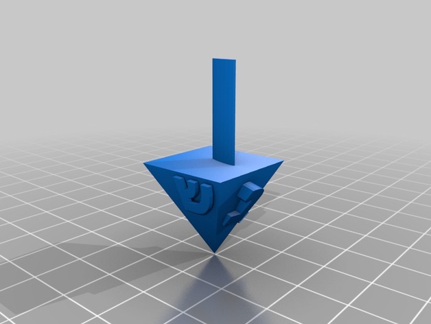 Copy of Hebrew letters by Using3d