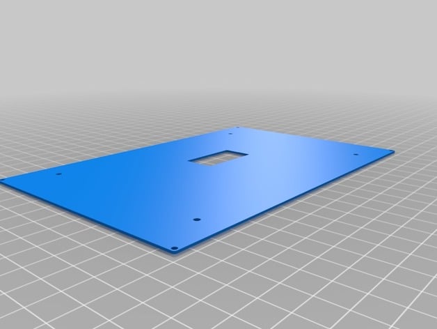 Cover plate for 7" OpenVario housing by SteFly