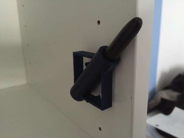 Fisher Space Pen Holder Adapter for BILLY IKEA Bookshelf