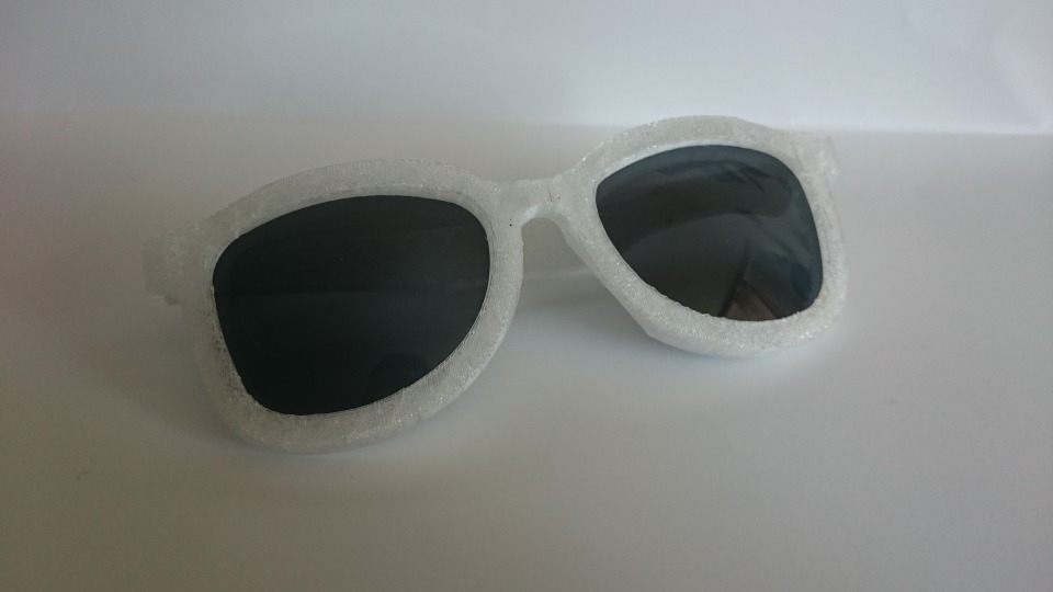 Sunglasses transparent frame