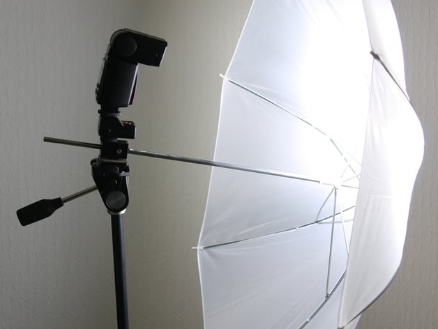 Camera Flash & Umbrella Holder with Tripod thread