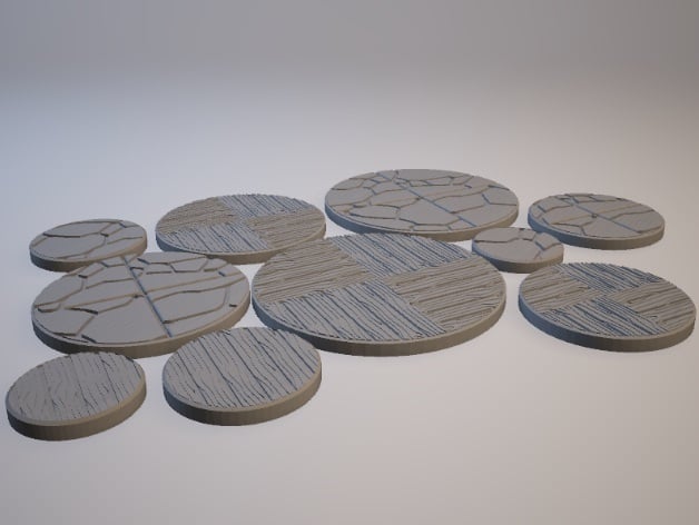 Image of Z.O.D. Dungeon Theme Bases (28mm/Heroic scale)