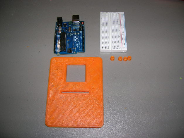 Arduino Uno and Half Size Breadboard Holder