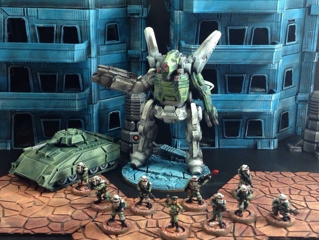 Image of Hyperion Heavy Assault Mech (15mm scale)