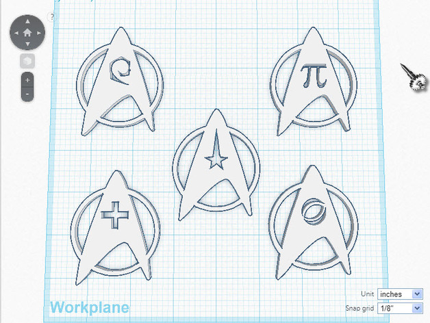Star Trek badges-hold
