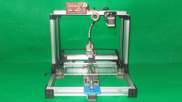 Homemade 3D Printer Machine DIY Case Arduino XYZ Axis Slide Frame Linear Mill Laser Plotter Router 