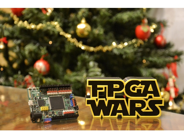 FPGA WARS Alternative logo STAR WARS