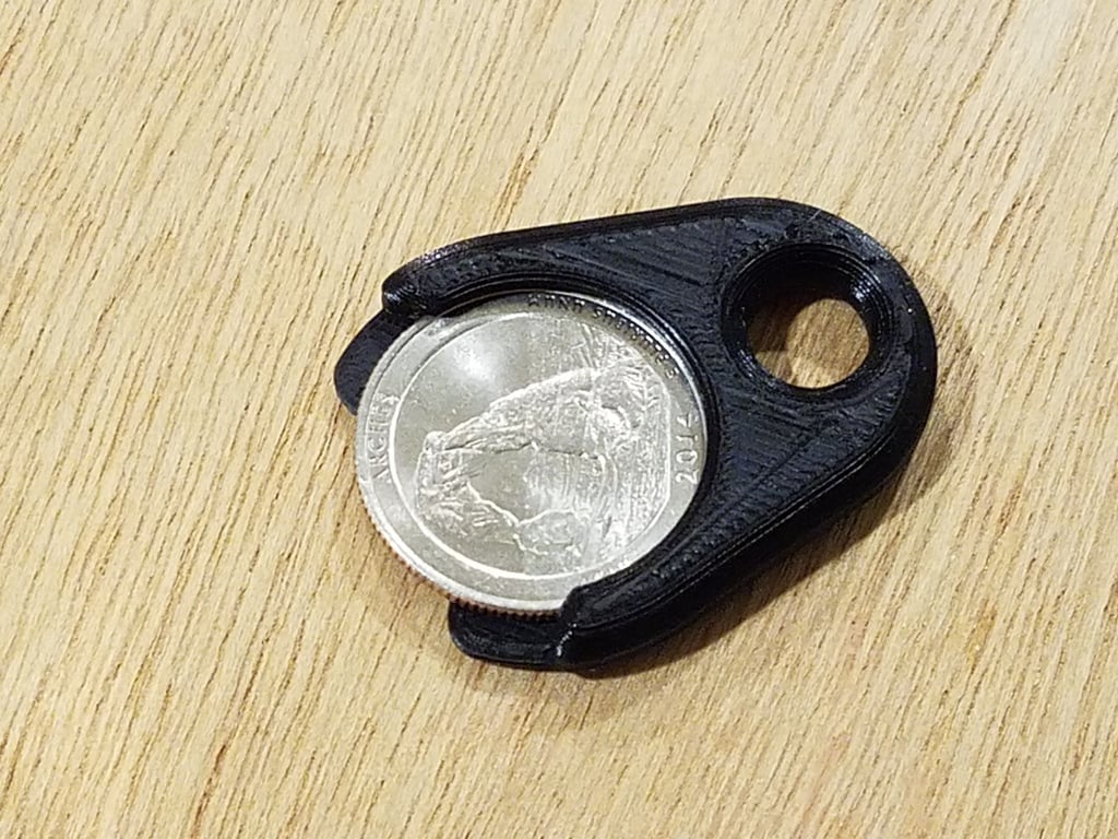 Aldi Shopping Cart Coin Holder - Keychain (U.S. Quarter)