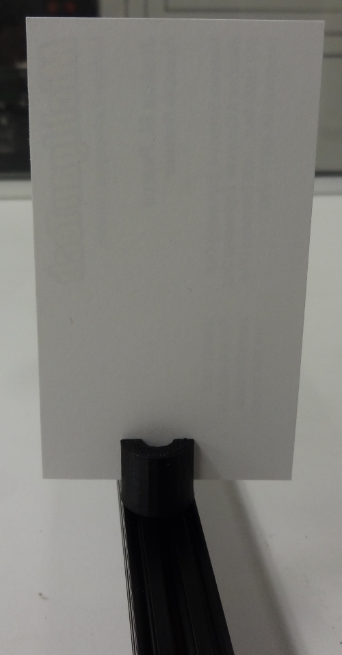 Screen holder for OpenBeam Optical Rail