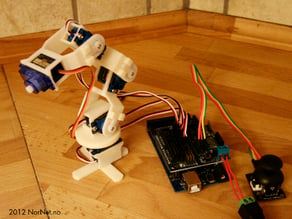 Micro Robot arm (9g Micro Servo) see video