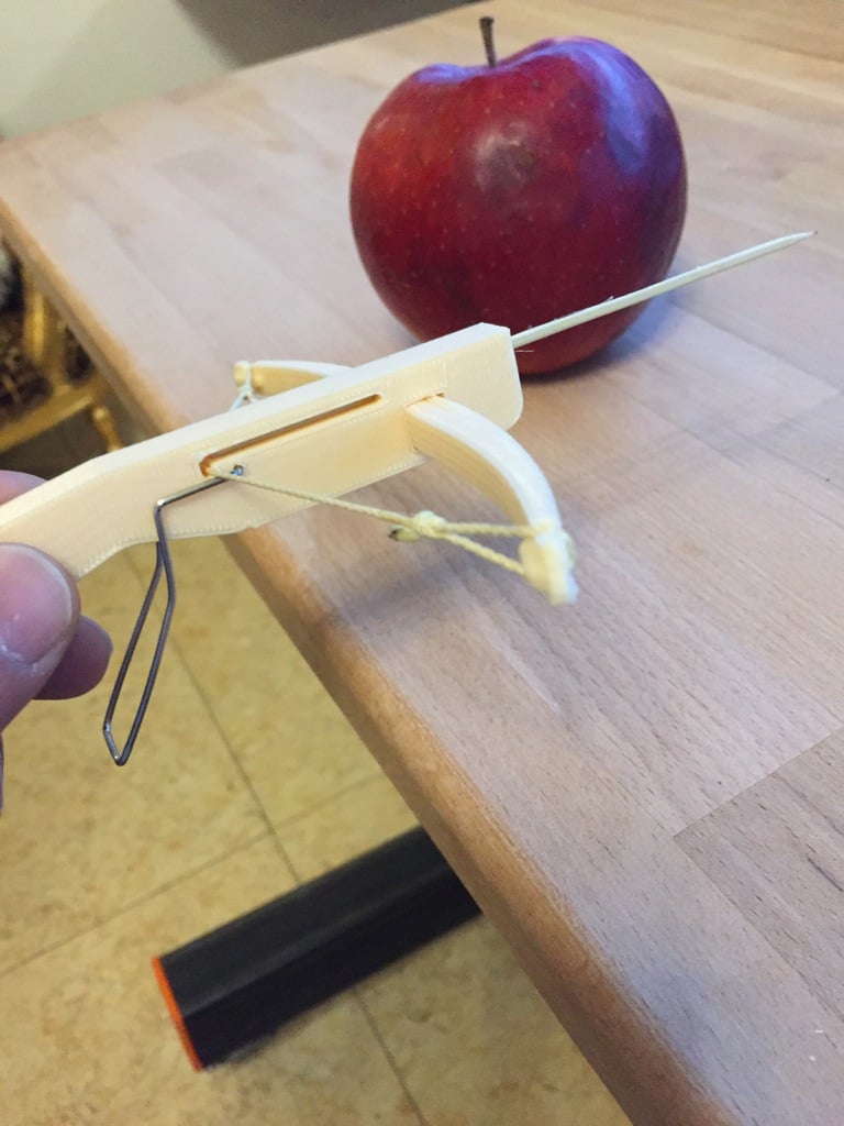The Most Powerful Toothpick Crossbow On Thingiverse (Robbin Hood)