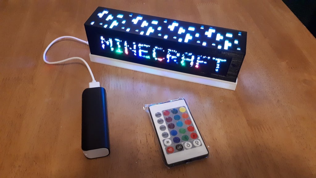 Minecraft Style Lamp 2