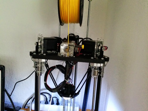 Micro Delta reprap printer stand for plastic filament
