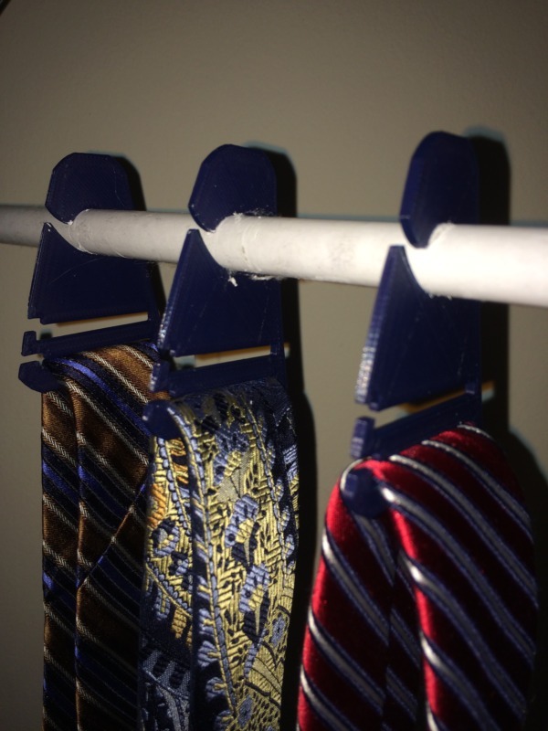 Tie Rack Clips for Pants Hanger