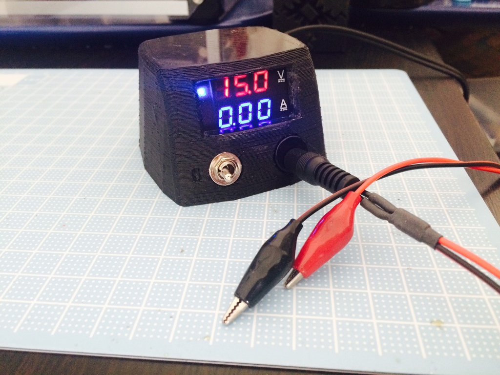 Voltage and Ampere meter box