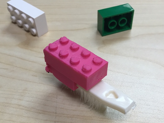 BristleBot LEGO topper