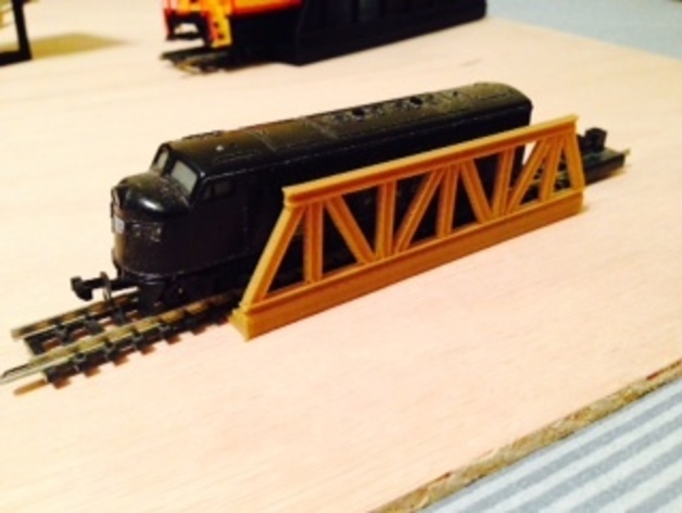 Model railroad, pony Warren Truss Bridge