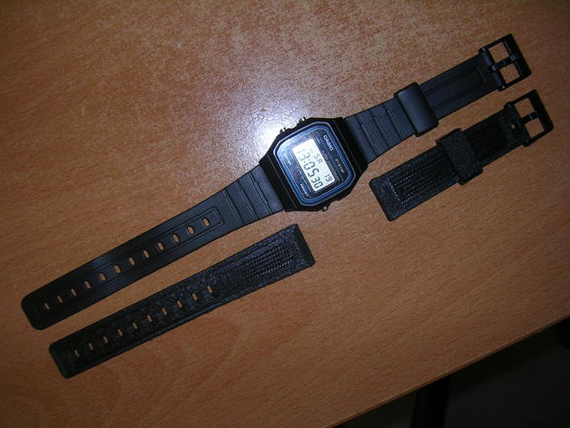 CASIO F-91W watch strap - FLEXISMART