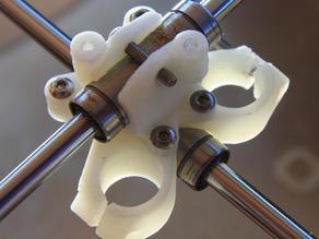The Butterfly: lightweight and easy head mount for LM6UU crossbars (eg. Ultimaker)