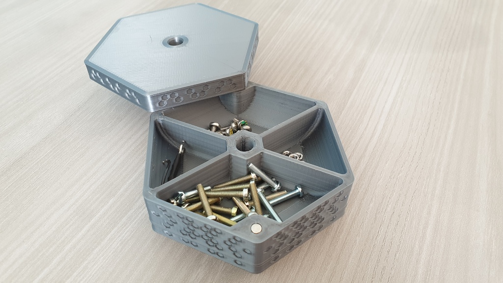 Smart magnetic screw box